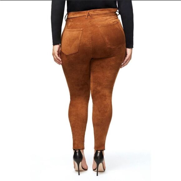 REVOLVE GOOD AMERICAN GOOD LEGS FAUX SUEDE SKINNY HIGH WAISTED PANTS - Picture 5 of 13